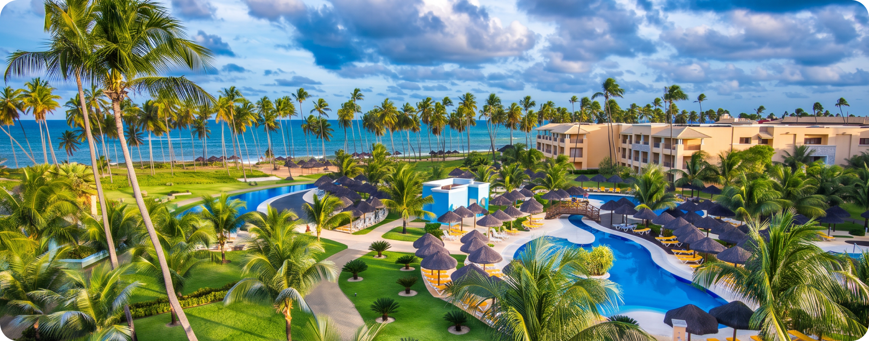 Resort all inclusive na Bahia